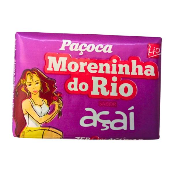 Imagem de Kit Paçoca Diet Zero Açaí Moreninha do Rio - 10cx C/ 12un Cada