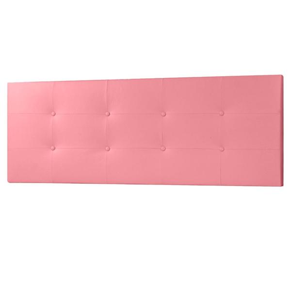 Imagem de Kit Painel e Calçadeira Baú Queen 1,60m Berlim Suede Rosa - Pallazio