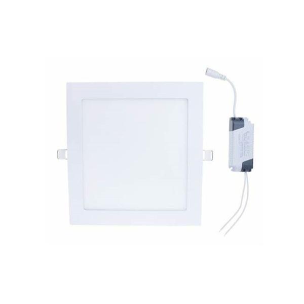 Imagem de kIT Painel Led Embutir 18w Quadrado 22,5cm Bivolt