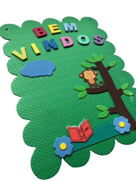 Imagem de Kit Painel Para Sala de Aula Calendário Aniversariante e Bem Vindos