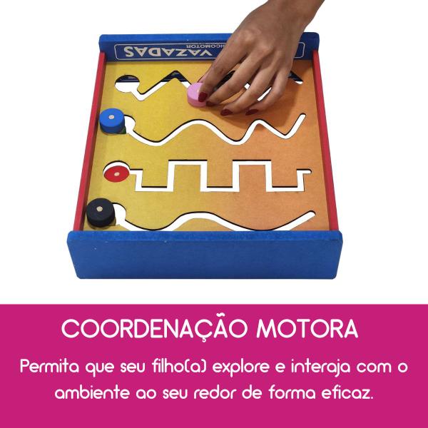 Kit Painel Psicomotor e Numerais com Pinos Brinquedo - TRALALA Imagem de Kit Painel Psicomotor e Numerais com Pinos Brinquedo
