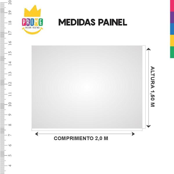 Imagem de Kit Painel Retangular + Capa Mesa Folhagem Em Tecido