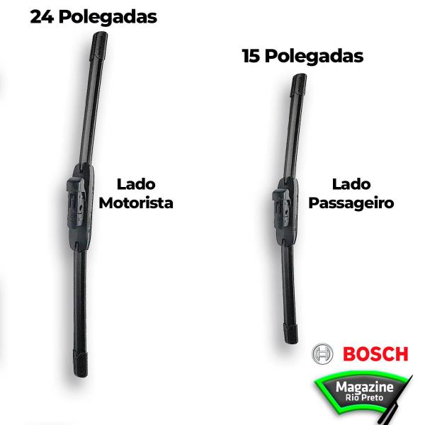 Imagem de Kit Palheta Aerofit Bosch Sd11 Limpador Parabrisa Dianteiro