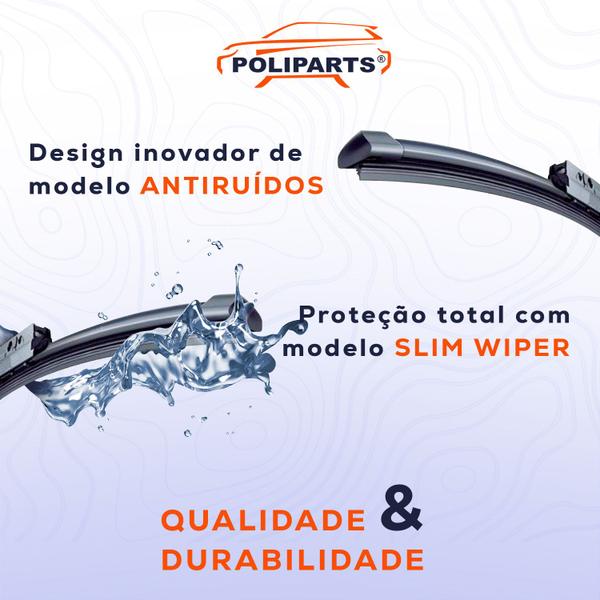 Imagem de Kit Palheta Limpador de Parabrisa Dianteiro S10 1995 a 2011 Chevrolet GM