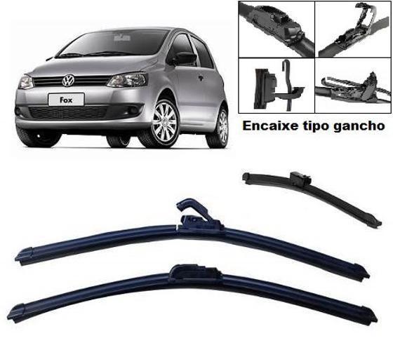 Imagem de Kit Palheta Limpador Para-Brisa Vw Fox Crossfox 2003 À 2010