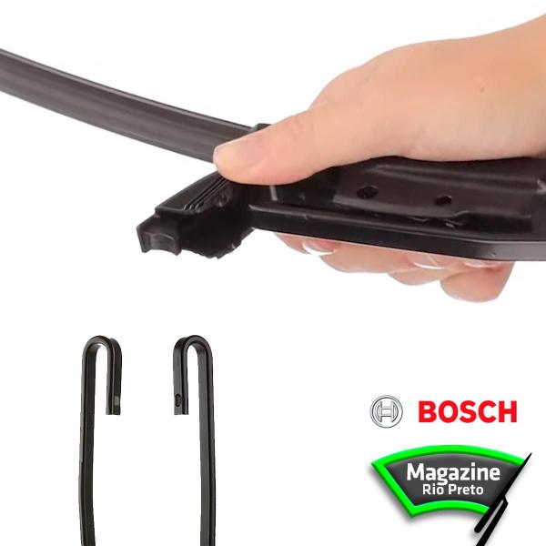 Imagem de Kit Palheta Limpador Parabrisa Mobi 2016 2017 2018 2019 2020 Palheta Original Bosch