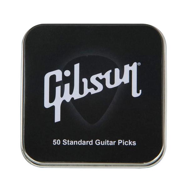 Imagem de Kit Palhetas Celuloide Gibson Pesada Aprgg50 74H - 50 Lata