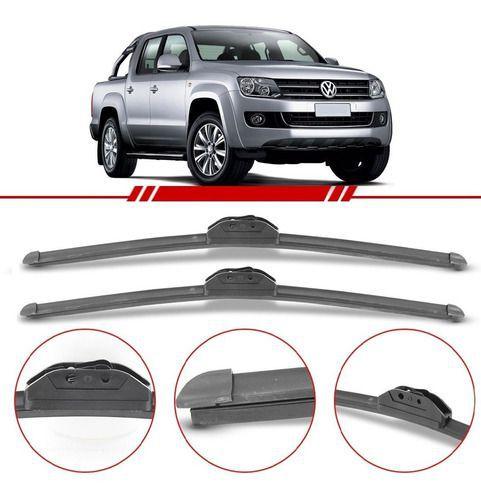 Imagem de Kit Palhetas De Silicone Amarok 10 11 12 Limpador Para-brisa