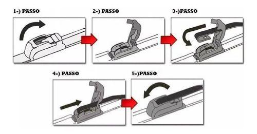 Imagem de Kit Palhetas Limpador Para-brisa Silicone Hyundai Creta