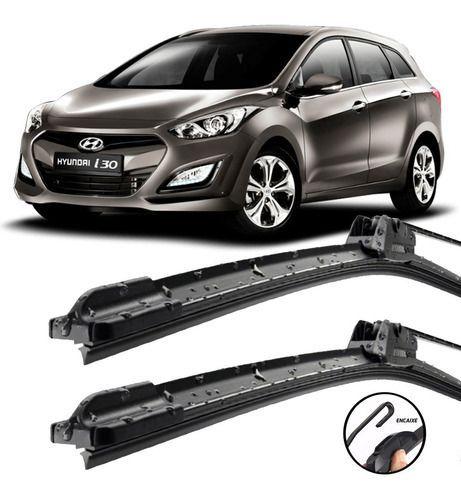 Imagem de Kit Palhetas Limpador Parabrisa Silicone Hyundai I30 13 A 16