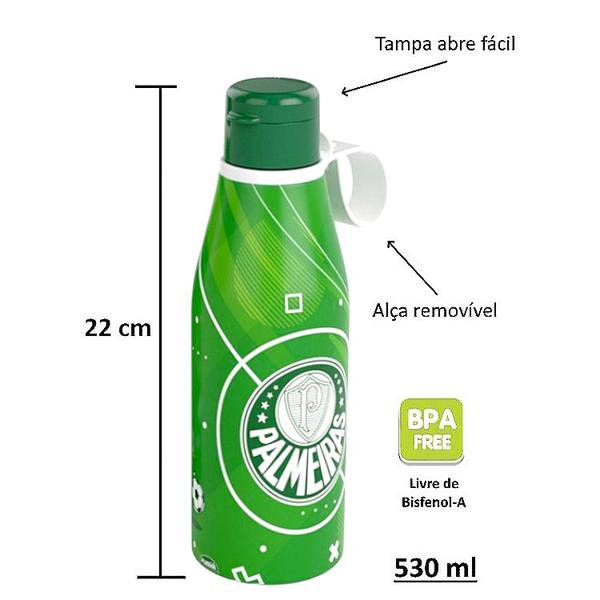 Imagem de Kit Palmeiras Garrafinha com Caneca Giratória Oficial