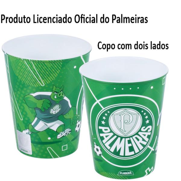 Imagem de Kit Palmeiras Porta Lanche Escolar Infantil Passeio Viagem