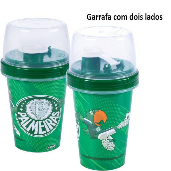 Imagem de Kit Palmeiras Porta Lanche Infantil Passeio Escola Plasutil