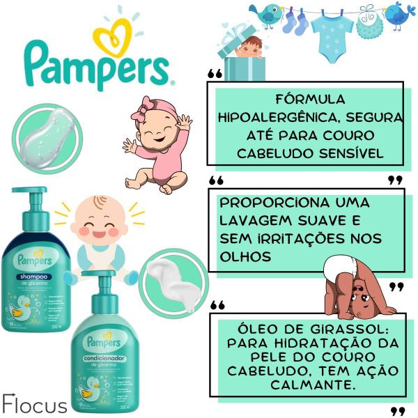 Imagem de Kit Pampers Baby Glicerina 96 Lenço Umedecido AromaAloe Vera Glicerina Lenços Aloe Vera Hipoalergênica