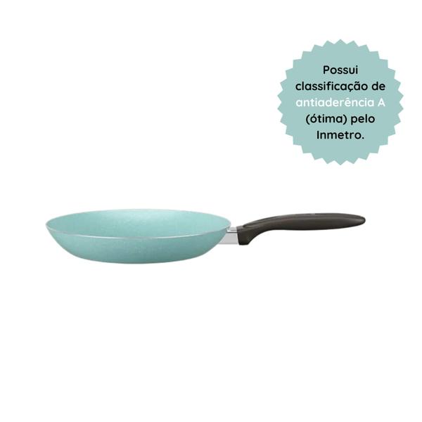 Kit Panela Wok + Frigideira 24cm Antiaderente Brinox Imagem de Kit Panela Wok + Frigideira 24cm Antiaderente Brinox
