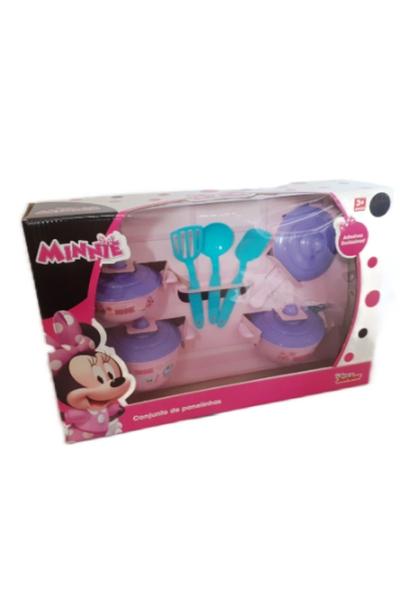 Imagem de Kit panelinhas minnie brinquedo infantil