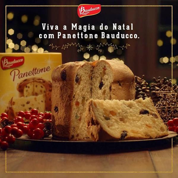 Kit Panetone Bauducco Tradicional Frutas 10 Panettones 400g Imagem de Kit Panetone Bauducco Tradicional Frutas 10 Panettones 400g