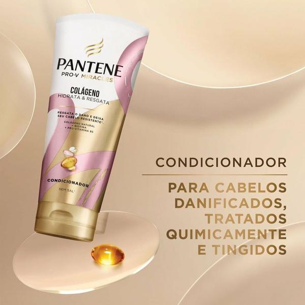 Imagem de Kit Pantene Colágeno Hidrata & Resgata Shampoo 300ml + Condicionador 150ml