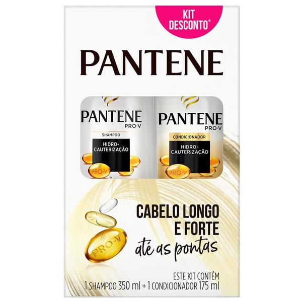 Imagem de Kit Pantene Hidro-Cauterização com 1 Shampoo 350ml + 1 Condicionador 175ml