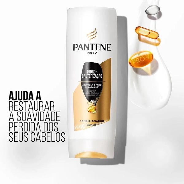 Imagem de Kit Pantene PRO-V Hidro-Cauterização Shampoo 350ml + Condicionador 175ml Pantene