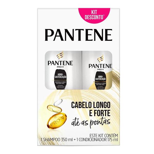 Imagem de Kit Pantene PRO-V Hidro-Cauterização Shampoo 350ml + Condicionador 175ml Pantene