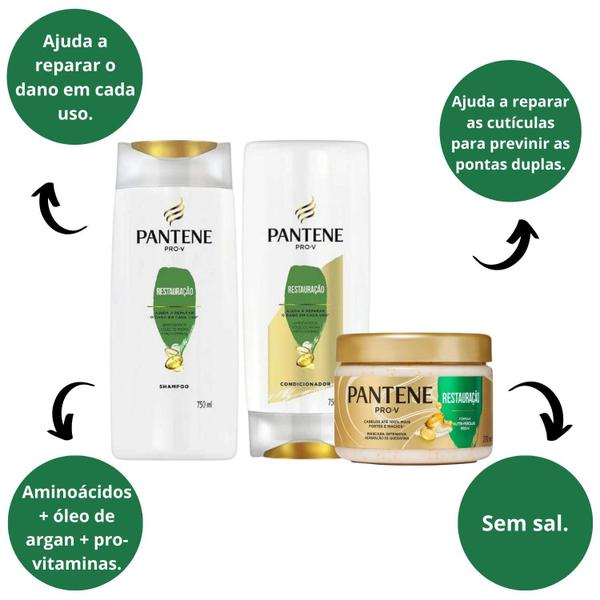 Imagem de Kit Pantene Pro-v Restauração Com 3