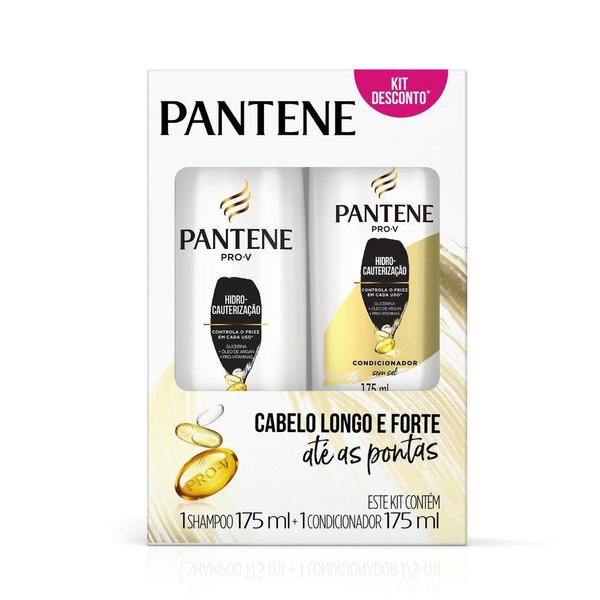 Imagem de Kit Pantene Shampoo + Condicionador 175ml Hidro-Cauterização