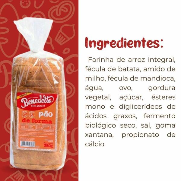 Kit Pão sem Glúten Benedetto Variados - 4 Unidades 2 Forma - 1 Australiano - 1 Multigrãos Imagem de Kit Pão sem Glúten Benedetto Variados - 4 Unidades 2 Forma - 1 Australiano - 1 Multigrãos