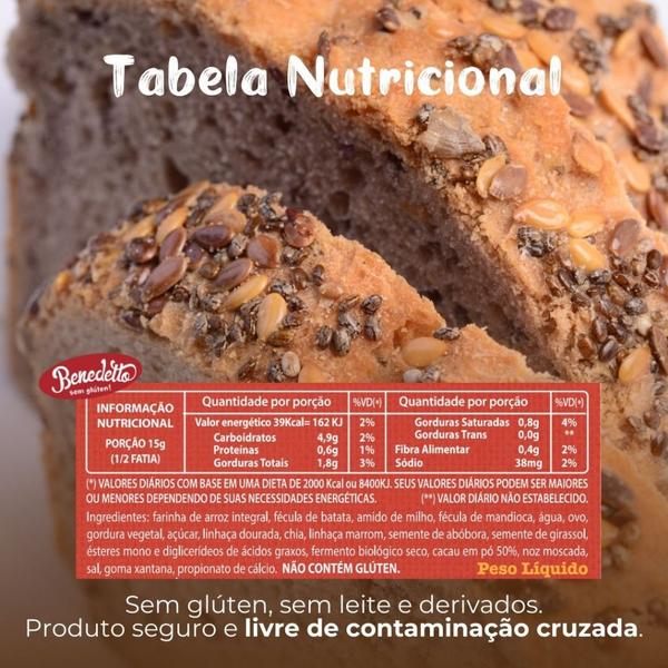 Kit Pão sem Glúten Benedetto Variados - 4 Unidades 2 Forma - 1 Australiano - 1 Multigrãos Imagem de Kit Pão sem Glúten Benedetto Variados - 4 Unidades 2 Forma - 1 Australiano - 1 Multigrãos