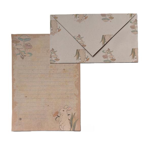 Imagem de Kit Papéis de Carta Decorados C/ 10 + Envelopes Estampados