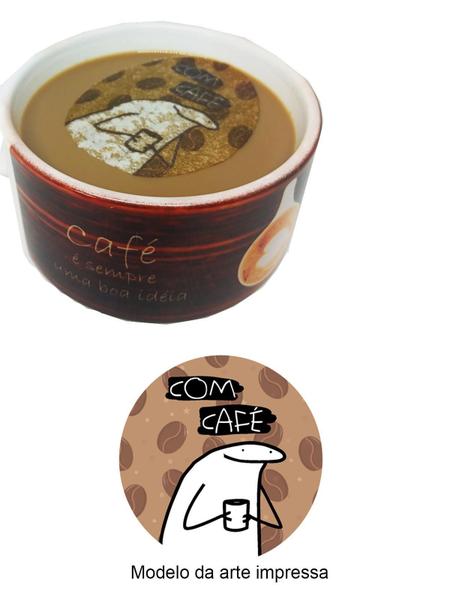 Imagem de Kit Papel De Arroz Bebidas Cafeterias E Bistrô Flork Café