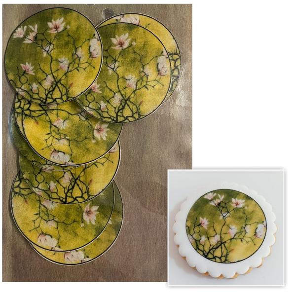 Kit Papel de Arroz Galhos de Flores Mod 4 10 Uni - Cia do Molde Imagem de Kit Papel de Arroz Galhos de Flores Mod 4 10 Uni