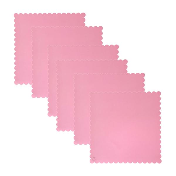 Imagem de Kit Papel Especial Scrapbook Rosa Chiclete 220grs 6 Folhas