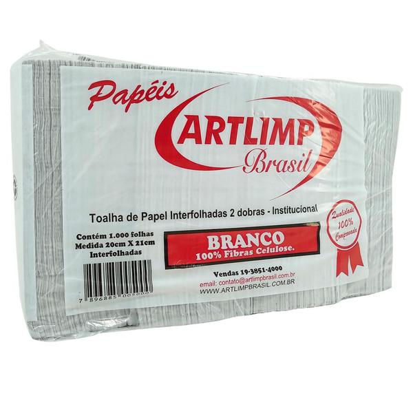 Imagem de Kit Papel Toalha Interfolha Branco 10.000 Folhas Artlimp