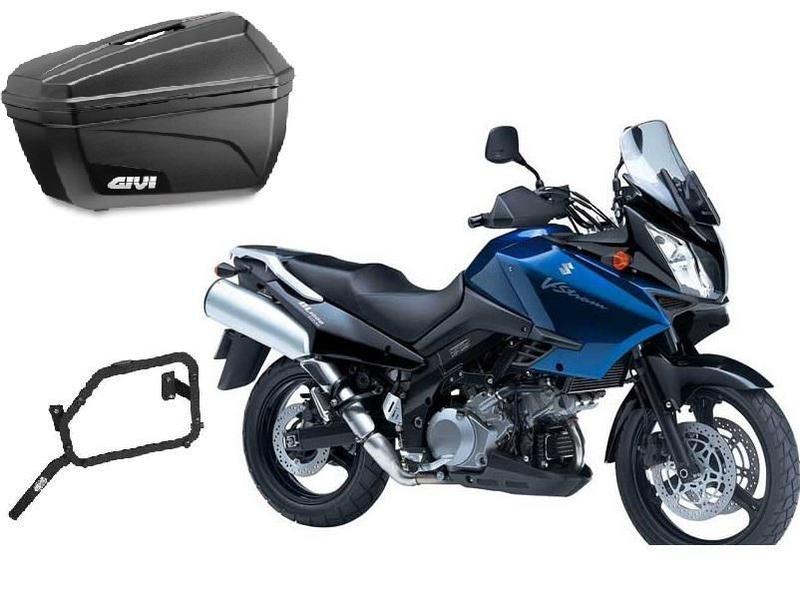 Imagem de Kit Par Bau Givi E22N+Suporte Scam Spto229 Vstrom 1000 14A21