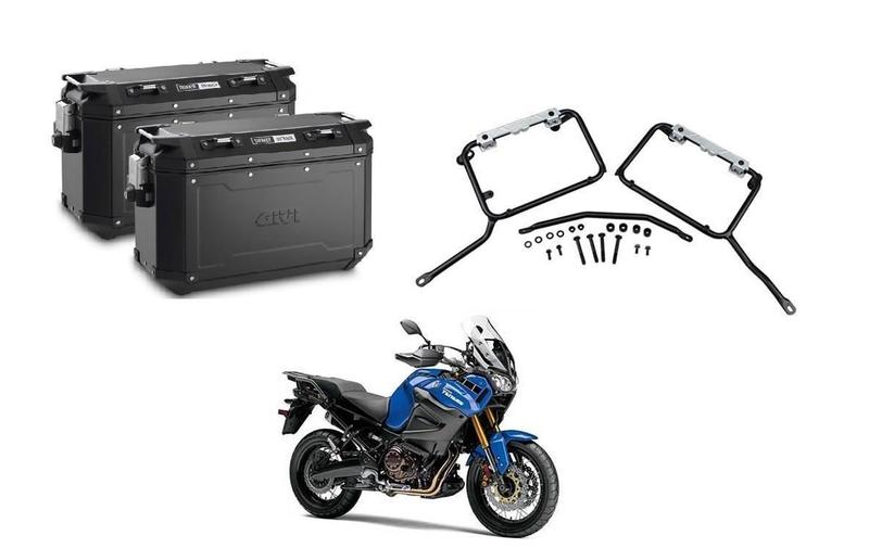 Imagem de Kit Par Bau Givi Obkn37B +Suporte Givi Pl2119Cam Tenere 1200