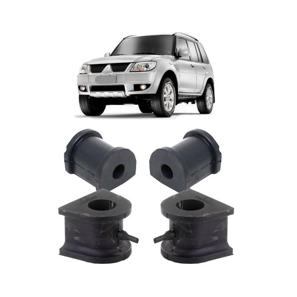 Kit Par Bucha Barra Estabilizadora Mitsubishi Pajero Tr4 Io - SKIP OU SEMELHANTE Imagem de Kit Par Bucha Barra Estabilizadora Mitsubishi Pajero Tr4 Io