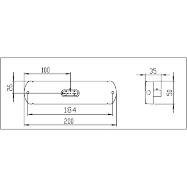 Imagem de Kit Par Lanterna Traseira LED Carretinha 12V 4 Funções (Posição / Freio / Pisca / Ré) Prova D'água Braslux + Chicotes