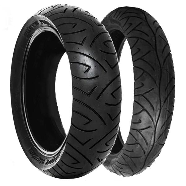 Imagem de Kit Par Pneu 100 80 17 + 140 70 17 Pirelli Sport Demon