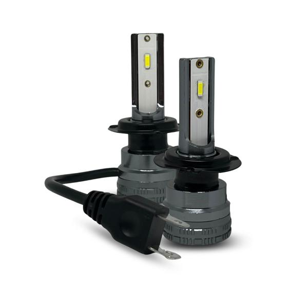 Imagem de Kit Par Super Led Mini Rayx 206 04 Á 08 Farol Alto Baixo Milha