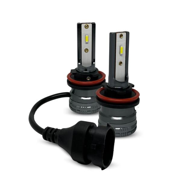 Imagem de Kit Par Super Led Mini Rayx Bravo 15 16 Farol Alto Baixo Milha