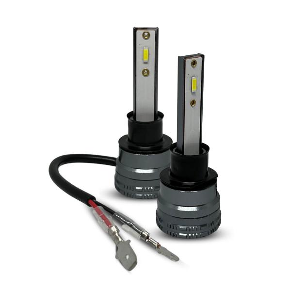 Imagem de Kit Par Super Led Mini Rayx Kangoo 09 À 12 Farol Alto Baixo Milha