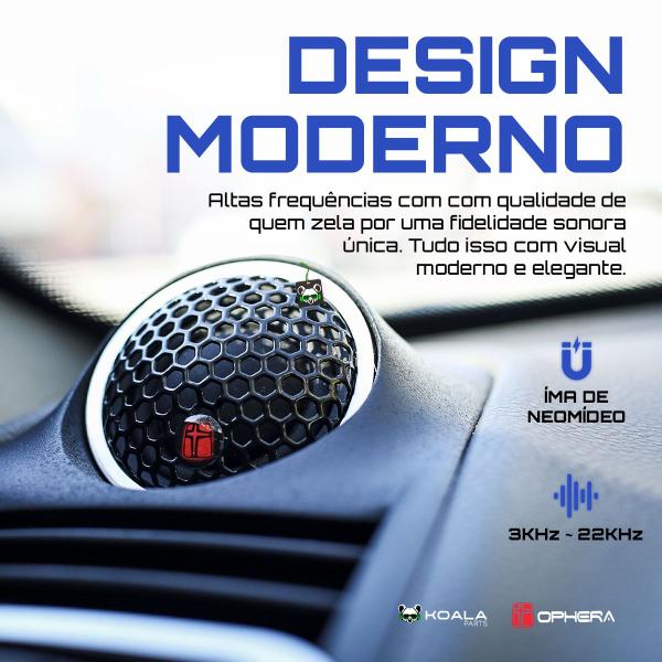 Kit Par Tweeter Alto Falante Suporte + Crossover Tw1 Ophera - Alto