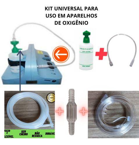 Imagem de Kit para aparelho de oxigênio concentrador combo everflo saúde anvisa