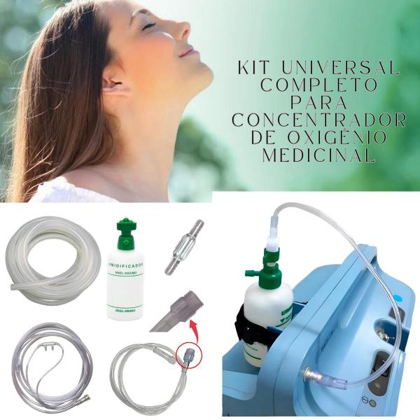 Imagem de Kit para aparelho de oxigênio concentrador combo everflo saúde anvisa