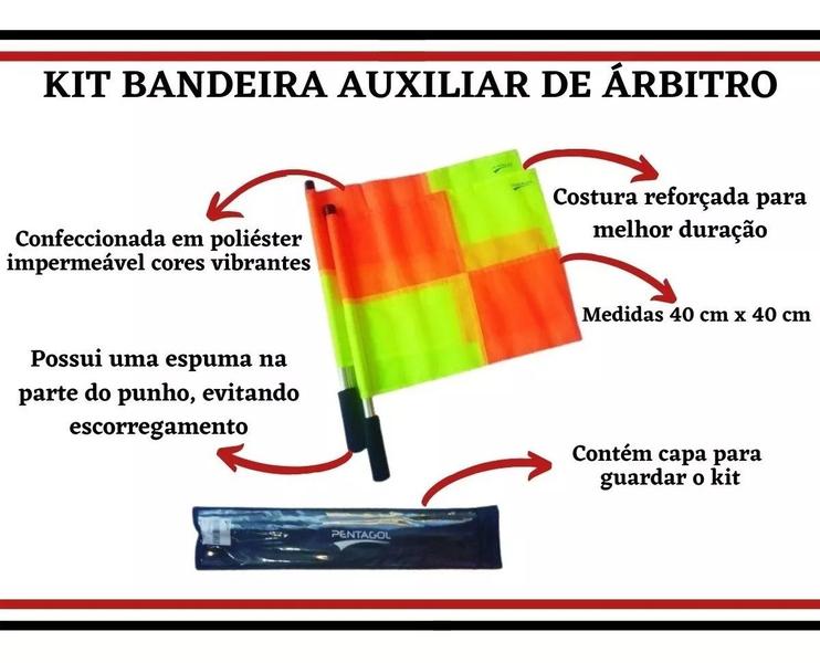 Imagem de Kit para Bandeira Auxiliar de Arbitro Pentagol