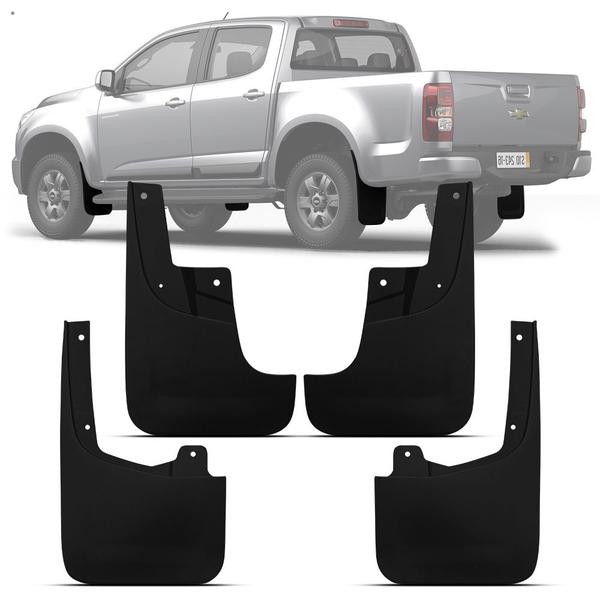 Imagem de Kit Para Barro Lameiro Chevrolet S10 Dianteiro e Traseiro 2012 2013 2014 2015 2016 2017 2018 2019 2020 2021 2022 2023