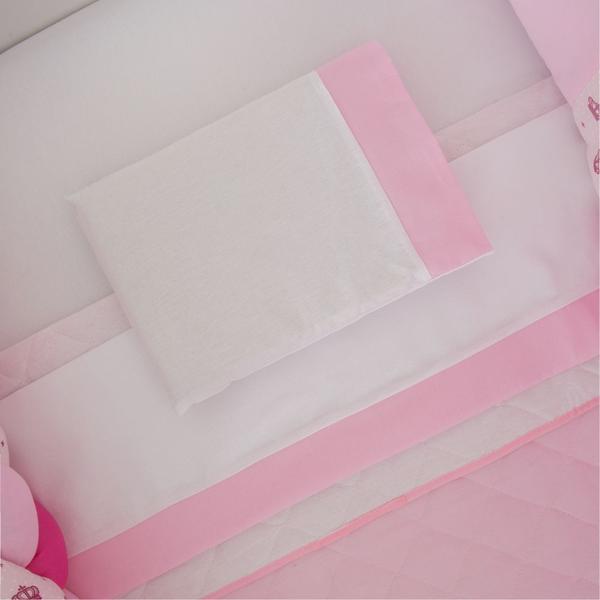 Kit para Berço Bebê Princesa 10 Peças - Rosa - Casa Show Enxovais Imagem de Kit para Berço Bebê Princesa 10 Peças - Rosa
