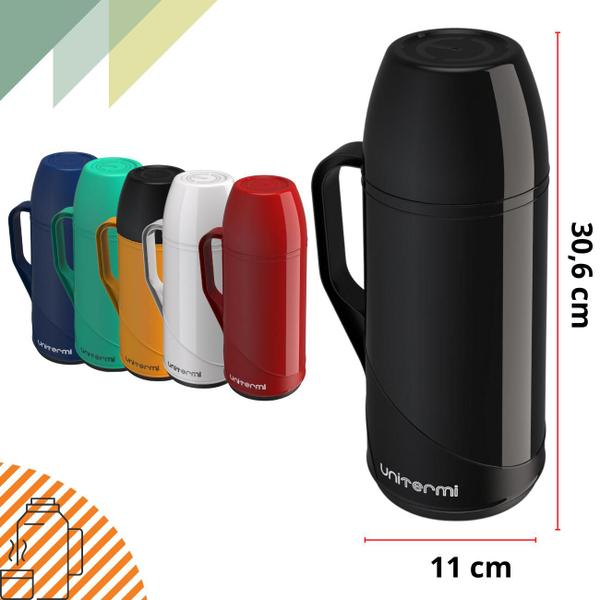 Imagem de Kit Para Café Garrafa Térmica Roma 1 Litro Com Suporte para Filtro de Café 102/103 Açucareiro 350 ML