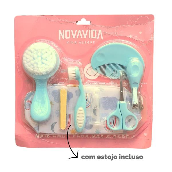 Imagem de Kit Para Cuidados Infantis BPA Livre com 8 Itens